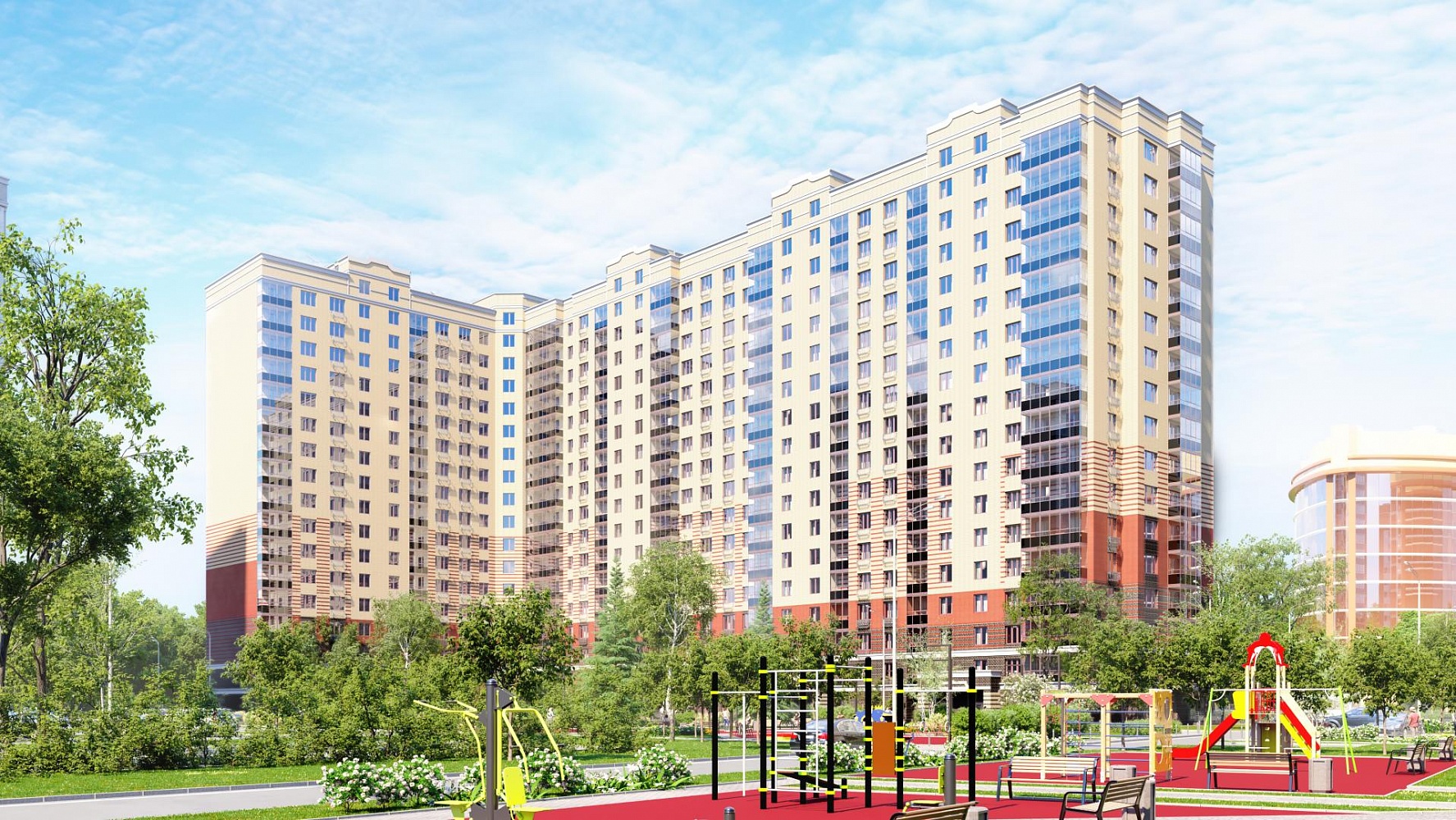 фасад ЖК Две столицы