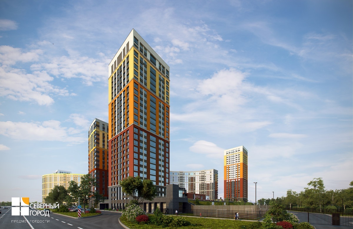 ЖК Петровская ривьера вид сверху